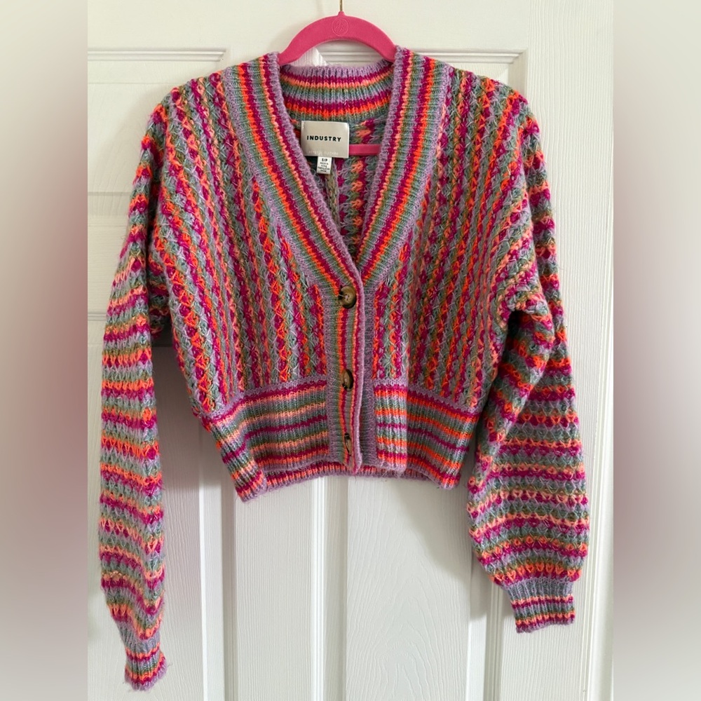 Industry Multicolor Women's Cardigan Sweater